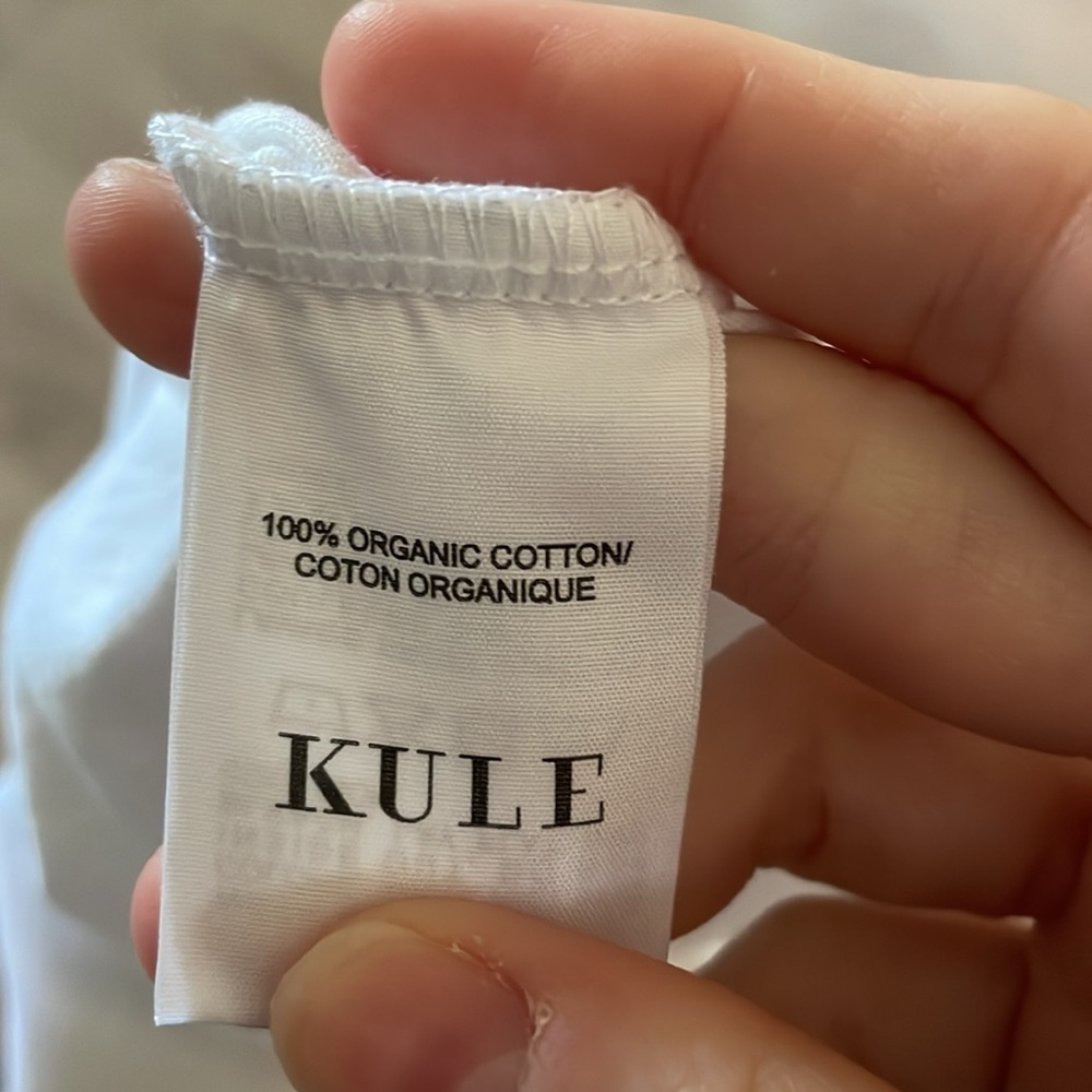 Kule The Modern Take Out 100% Cotton T-Shirt $98 - image 4